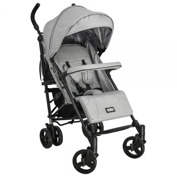 BEBE STARS Καρότσι Βόλτας Μπαστούνι Buggy Adam Ice Grey