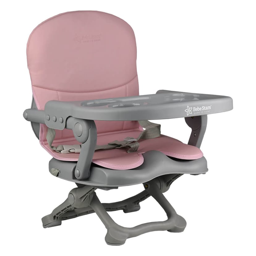 BEBE STARS Φορητό Κάθισμα Φαγητού Tasty Pink (6-36 μηνών)