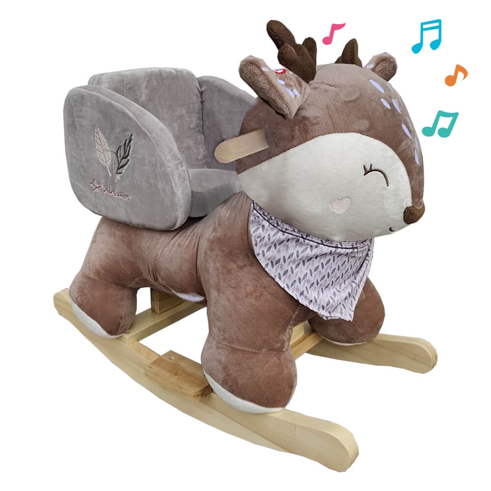 BEBE STARS Κουνιστό Μουσικό Παιχνίδι Ελαφάκι (12+ μηνών)