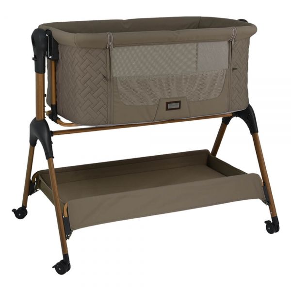 BEBE STARS Λίκνο Μωρού Με Κουνουπιέρα Style 2in1 Natural Beige