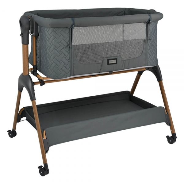 BEBE STARS Λίκνο Μωρού Με Κουνουπιέρα Style 2in1 Smoked Grey