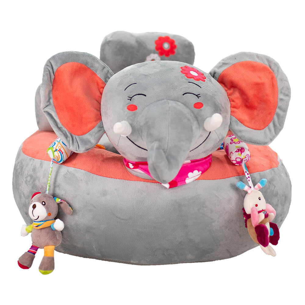 BEBE STARS Μουσικό Πολυθρονάκι Πουφ Για Μωρά Ελεφαντάκι (3+ μηνών)