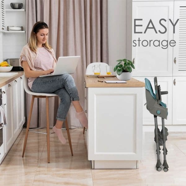 BEBE STARS Κάθισμα Φαγητού 2in1 Comfy Petrol (6-36 μηνών)