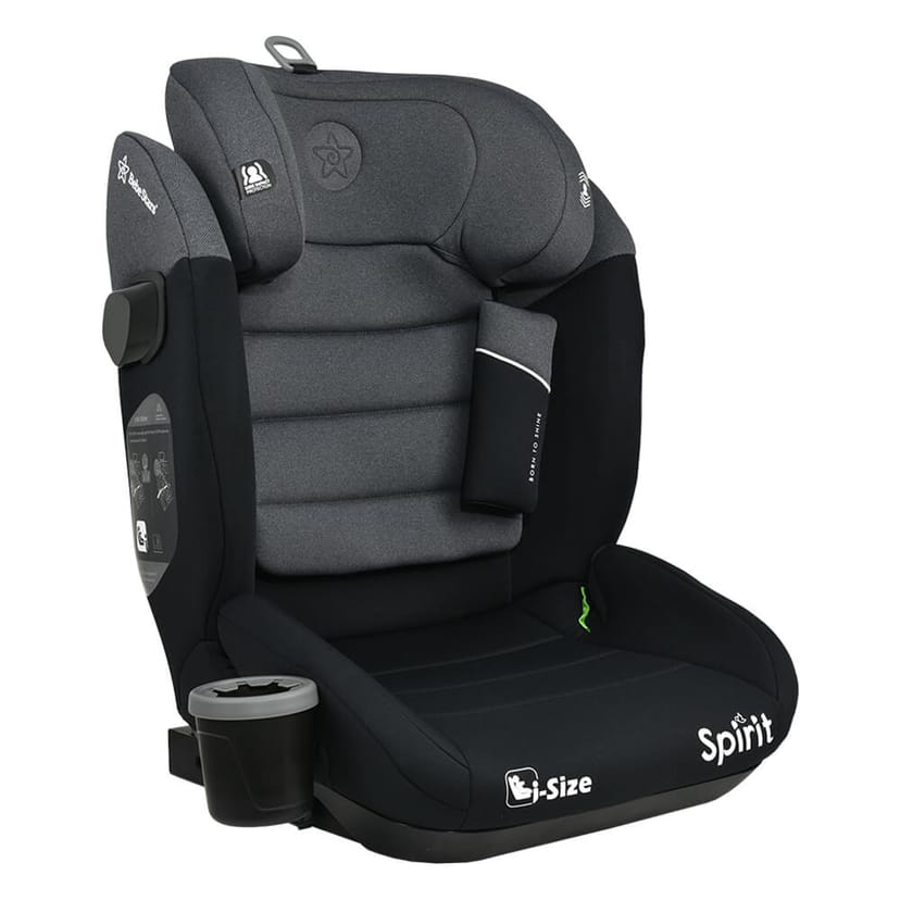 BEBE STARS Κάθισμα Αυτοκινήτου Isofix i-Size Spirit Steel Grey (100-150cm)