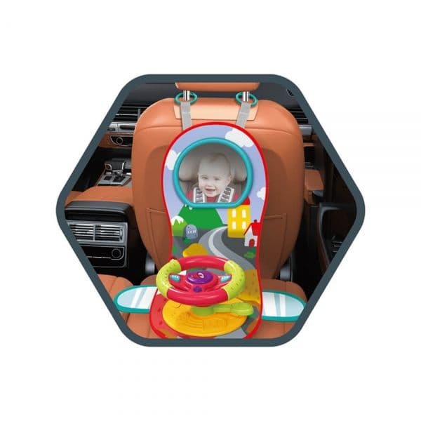 BEBE STARS Εκπαιδευτικό Παιχνίδι Τιμόνι Πίσω Καθίσματος (12+ μηνών)