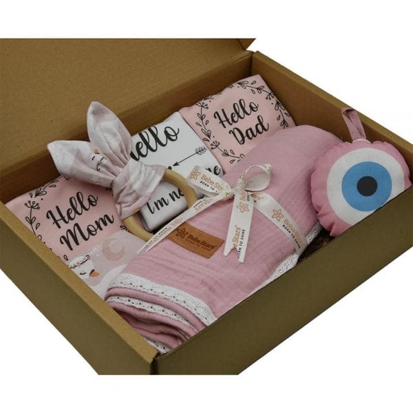 BEBE STARS Σετ Δώρου Για Νεογέννητο Κορίτσι Swan