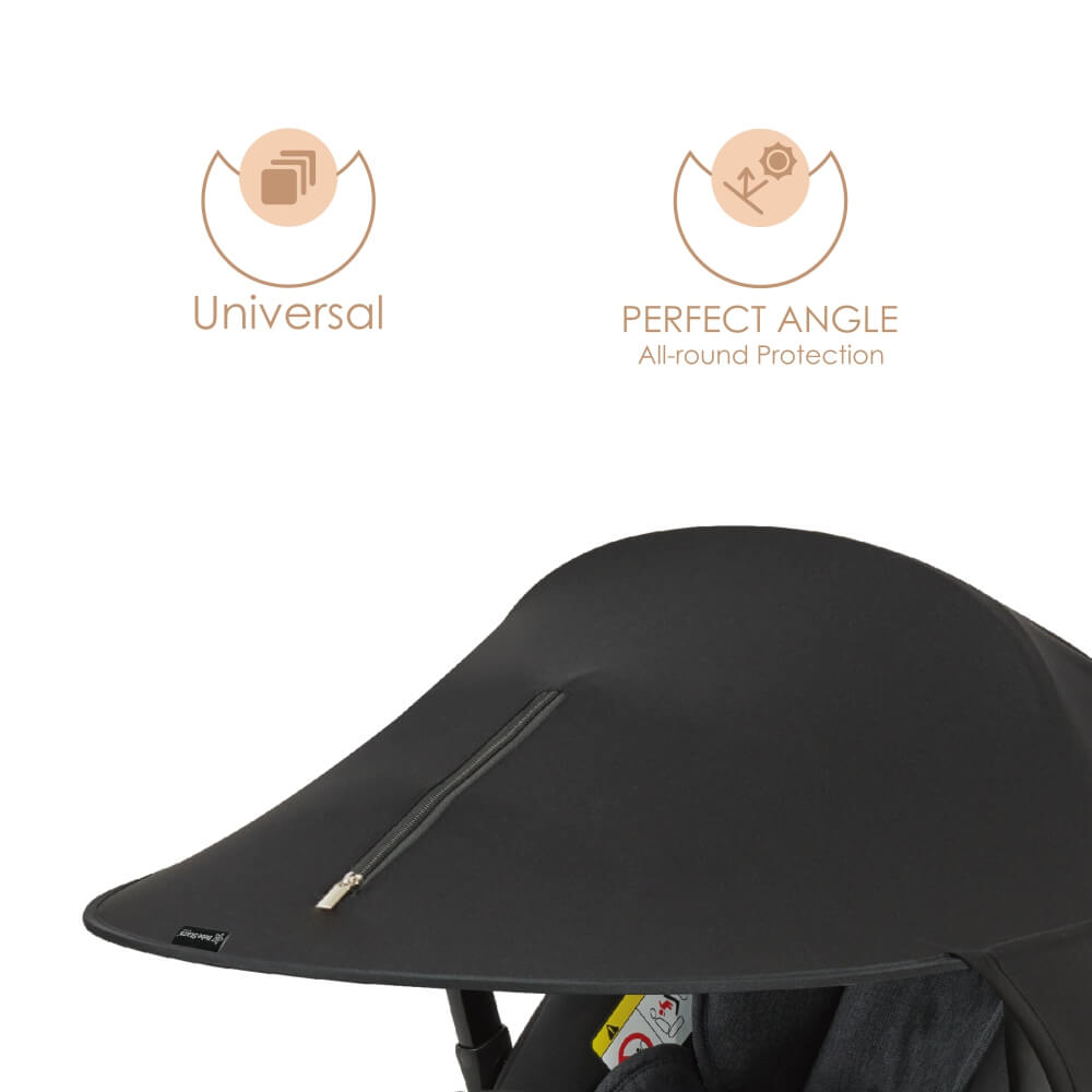 BEBE STARS Σκίαστρο Με Ηλιοπροστασία UV Καροτσιού & Παράθυρο Black