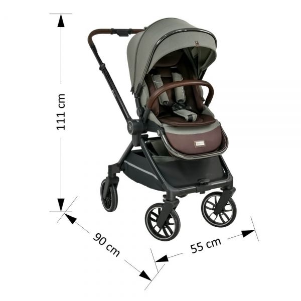 BEBE STARS Καρότσι 3 Σε 1 Mirage Olive