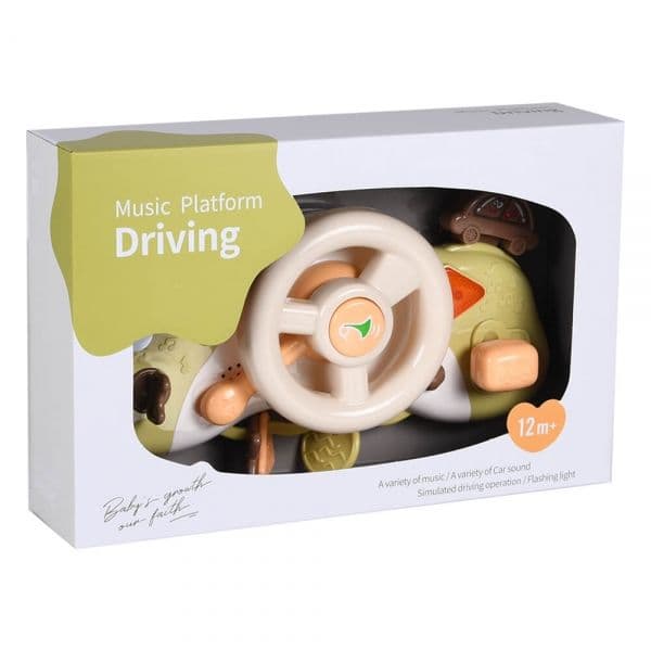 BEBE STARS Εκπαιδευτικό Μουσικό Παιχνίδι Τιμόνι Car Drive (12+ μηνών)