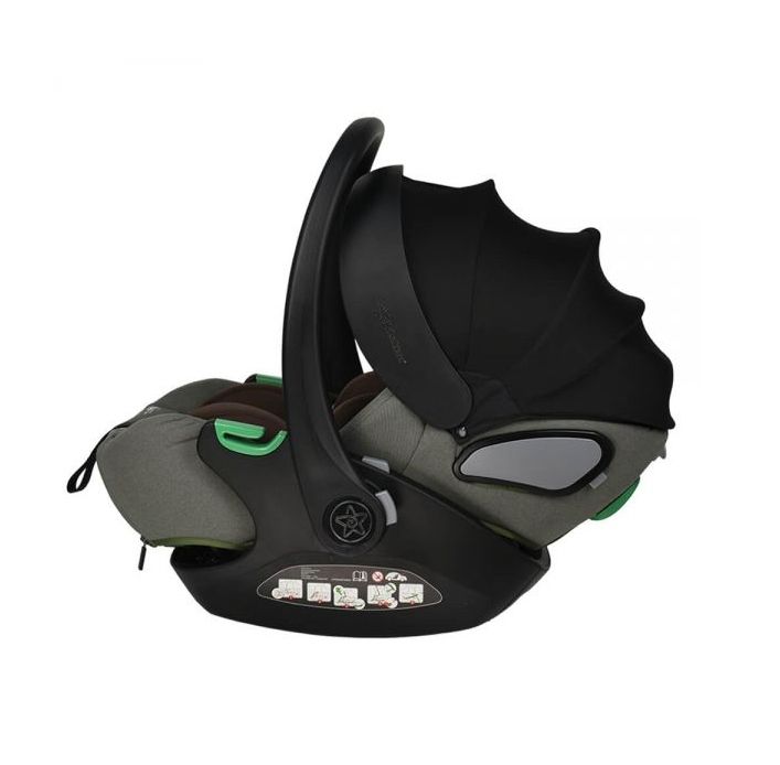 BEBE STARS Κάθισμα Αυτοκινήτου i-Size Baby Olive (40-87cm)