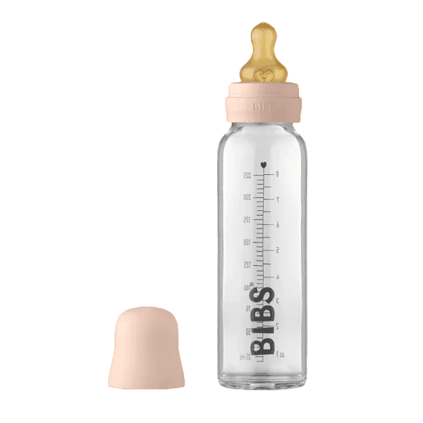 BIBS Γυάλινο Μπιμπερό Blush 225ml (0+ μηνών)