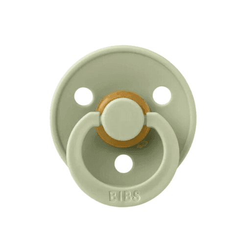 BIBS Στρογγυλή Πιπίλα Latex Colour Sage (6-18 μηνών)
