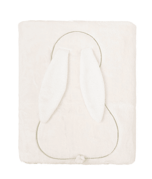 BIMBIDREAMS Βελουτέ Κουβέρτα Κούνιας Bunny Ears Microline Mint (110×140cm)
