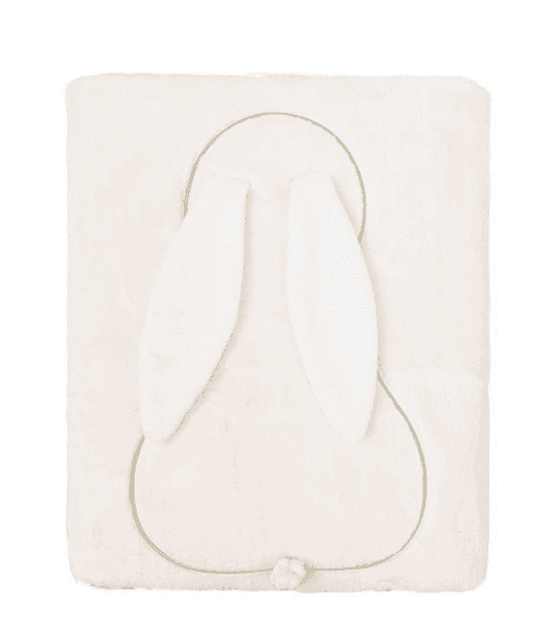 BIMBIDREAMS Βελουτέ Κουβέρτα Κούνιας Bunny Ears Microline Mint (110×140cm)