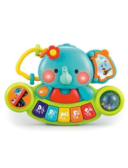 BO JUNGLE Μουσικό Πιανάκι Για Μωρά Ελεφαντάκι (6+ μηνών)