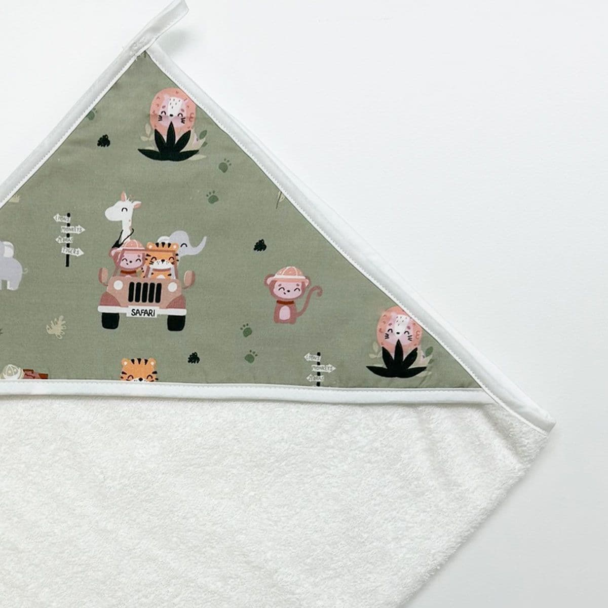 BUNNY BEBE Βρεφικό Μπουρνούζι Κάπα Safari