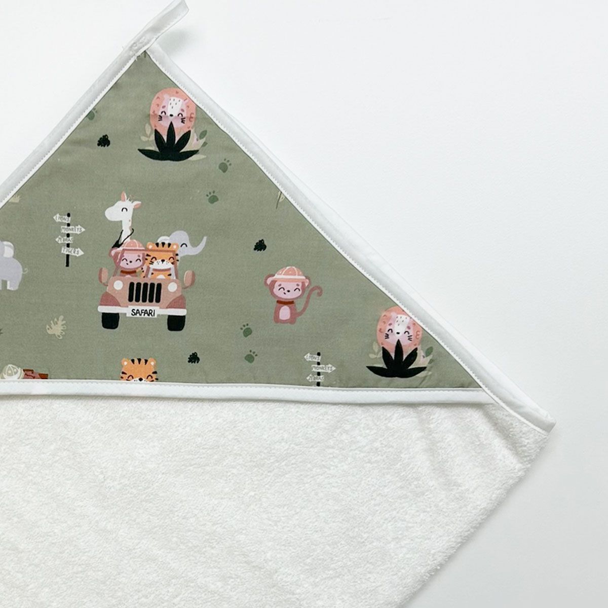BUNNY BEBE Βρεφικό Μπουρνούζι Κάπα Safari