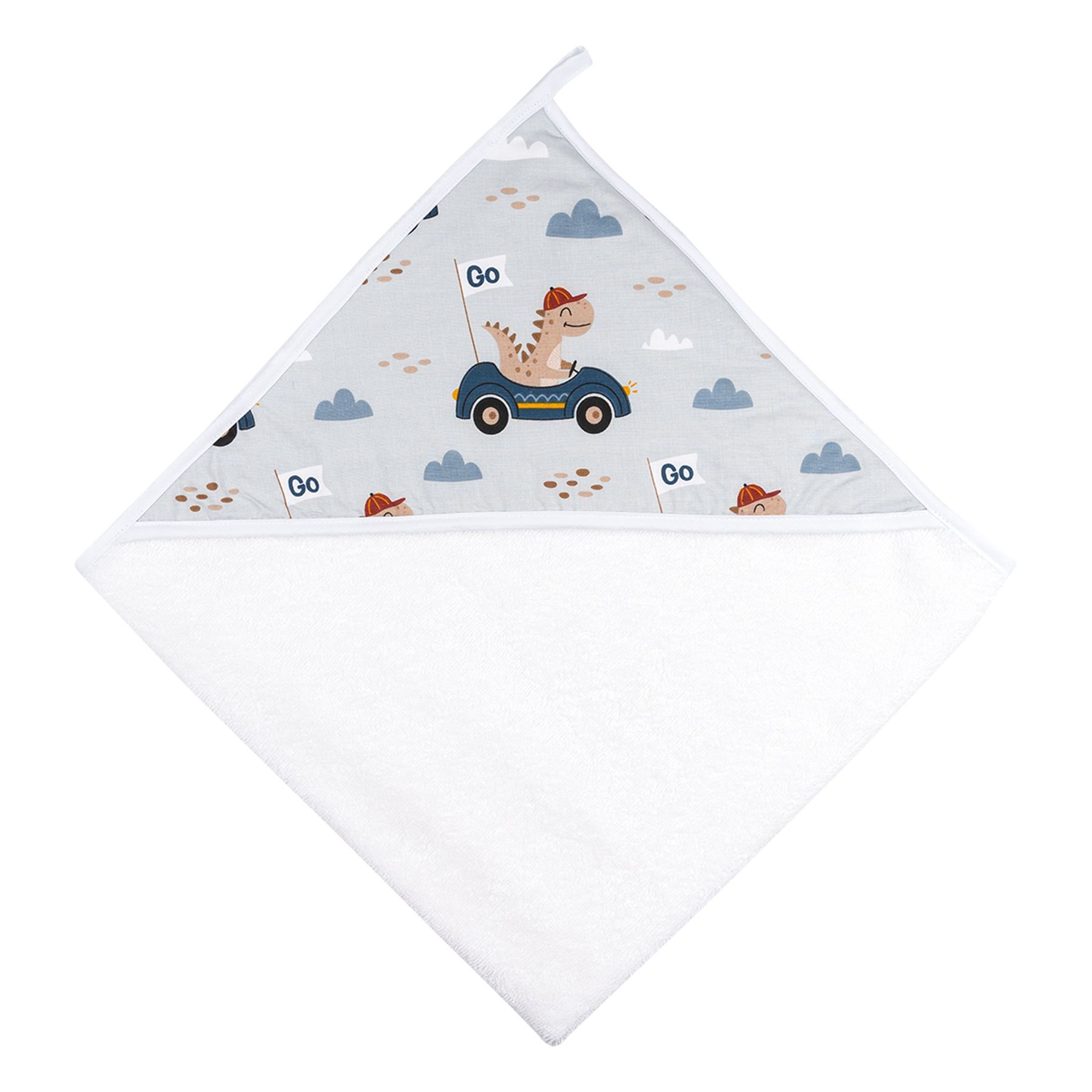 BUNNY BEBE Βρεφικό Μπουρνούζι Κάπα Go Dinosaur