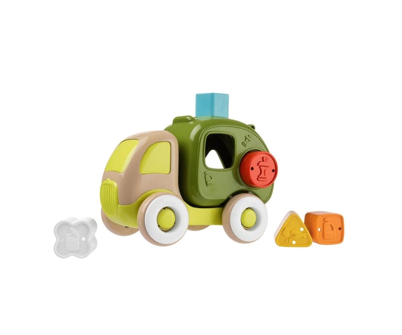 CHICCO Εκπαιδευτικό Παιχνίδι Φορτηγάκι Ανακύκλωσης ECO+ (10-36 μηνών)