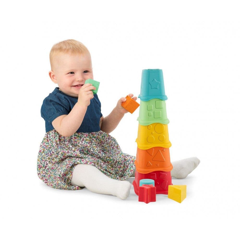 CHICCO Παζλ Πυραμίδας Με Κυβάκια ECO+ (6-36 μηνών)