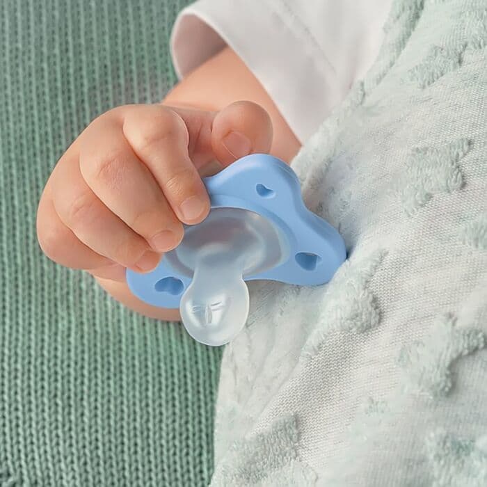 CHICCO Πιπίλα Όλο Σιλικόνη Physio Forma Dual Soft Mint (0-2 μηνών)