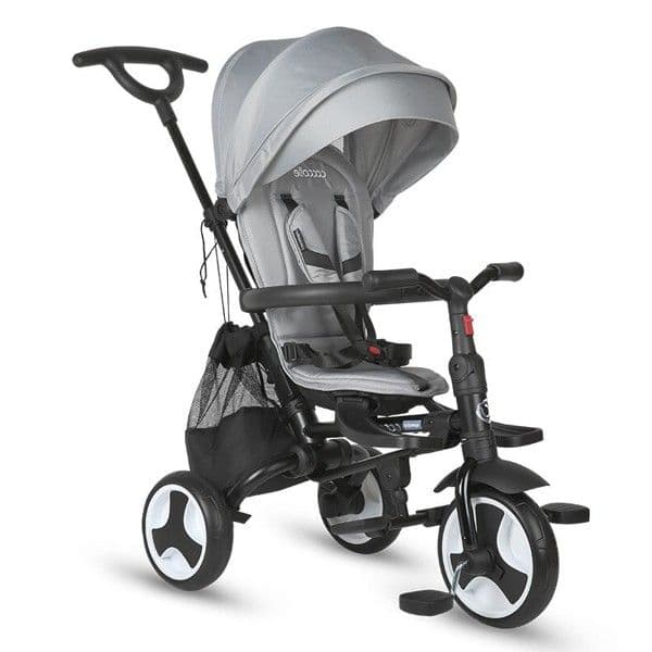 COCCOLLE Παιδικό Τρίκυκλο Ποδήλατο Αναδιπλούμενο 360° Spectra Plus Neutral Grey (10+ μηνών)