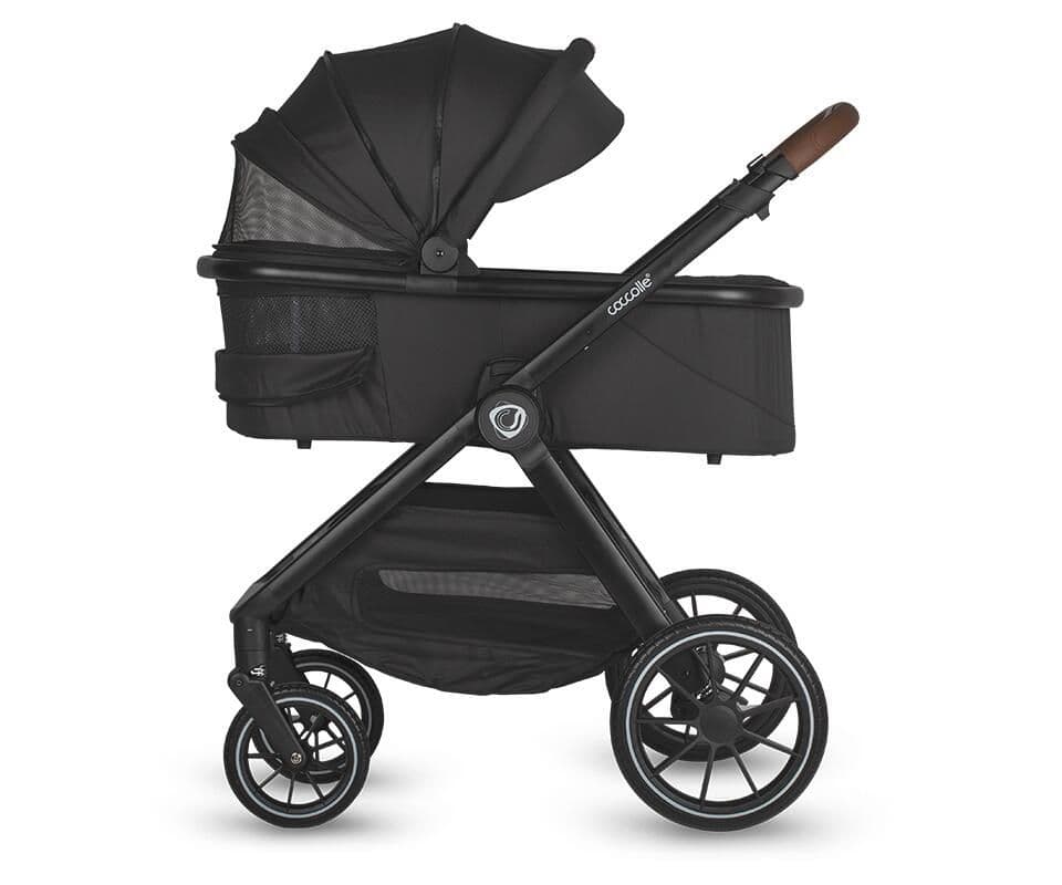 COCCOLLE Καρότσι 3 Σε 1 Aspen Jet Black (+ ΔΩΡΟ Τσάντα Αλλαξιέρα Μαμάς)