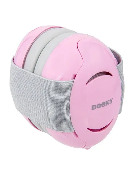 DOOKY Εξωτερικές Ωτοασπίδες Για Μωρά Pink (0-36 μηνών)