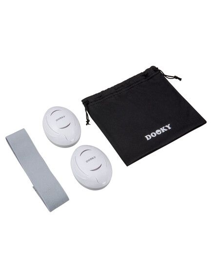 DOOKY Εξωτερικές Ωτοασπίδες Για Μωρά White (0-36 μηνών)