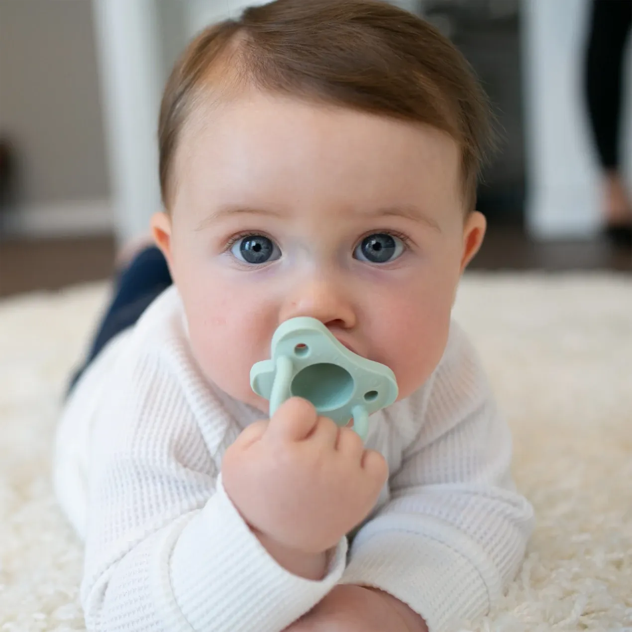 DR. BROWN'S Σετ Πιπίλες Όλο Σιλικόνη Happy Paci Pink Mint (0+ μηνών)