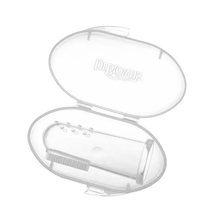 DR. BROWN'S Βρεφική Δαχτυλική Οδοντόβουρτσα Με Θήκη (3+ μηνών)