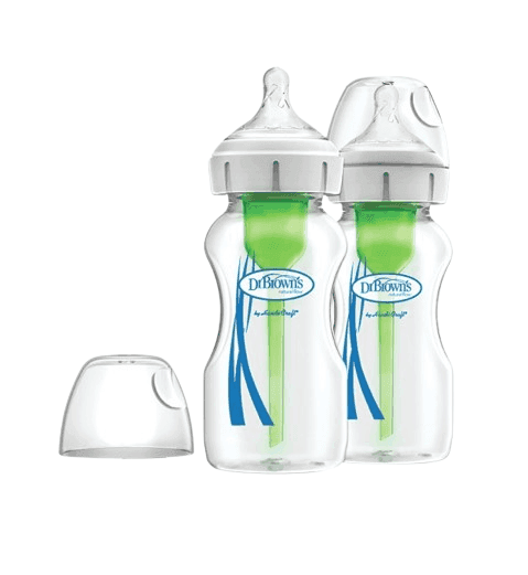 DR. BROWN'S Γυάλινο Μπιμπερό Options+ 270ml (Double) (0+ μηνών)