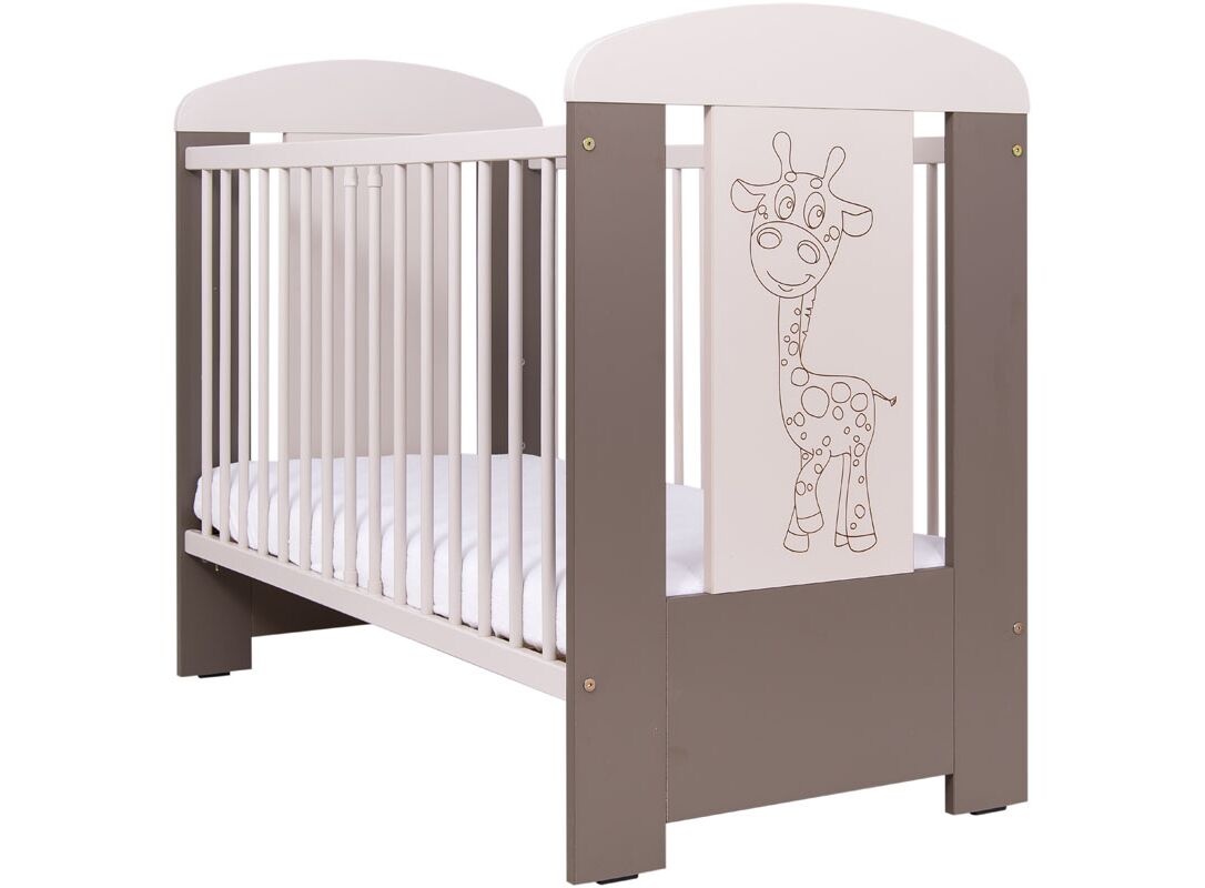 DREWEX Βρεφικό Κρεβάτι Giraffe Santana Cappuccino