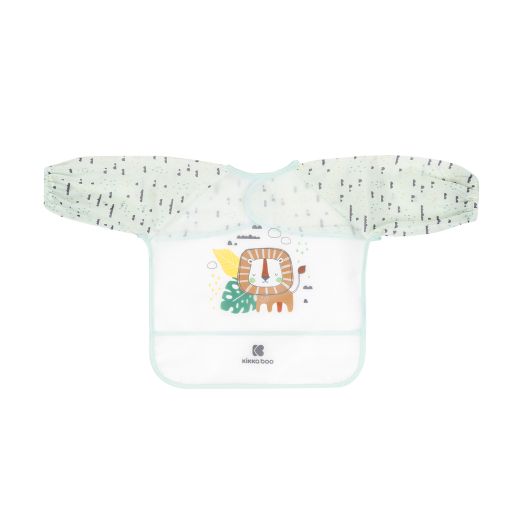 KIKKA BOO Μακρυμάνικη Βρεφική Σαλιάρα Με Τσέπη Savanna Mint (4+μηνών)