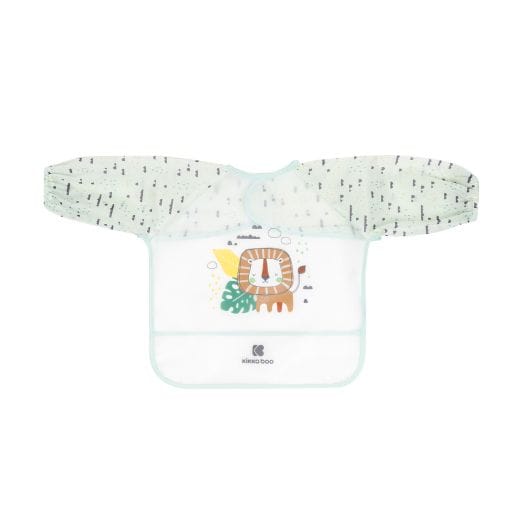 KIKKA BOO Μακρυμάνικη Βρεφική Σαλιάρα Με Τσέπη Savanna Mint (4+μηνών)