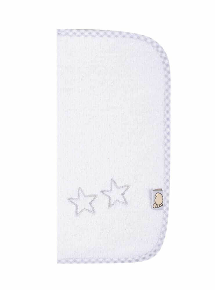 FIGLIO BINO Πανάκι Ώμου Πετσετέ Με Κέντημα Grey