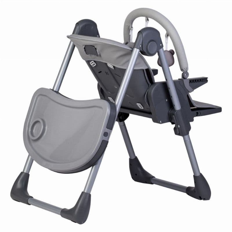 FREE ON Καρέκλα Φαγητού Για Μωρά Lan 2in1 Grey (0-36 μηνών)