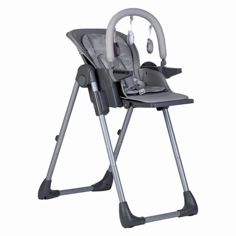 FREE ON Καρέκλα Φαγητού Για Μωρά Lan 2in1 Grey (0-36 μηνών)