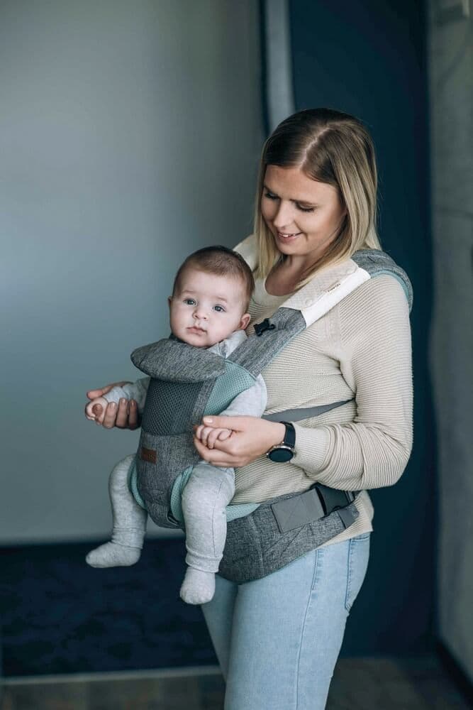 FREE ON Μάρσιπος Easy Move Mint-Grey (0-15 kg)