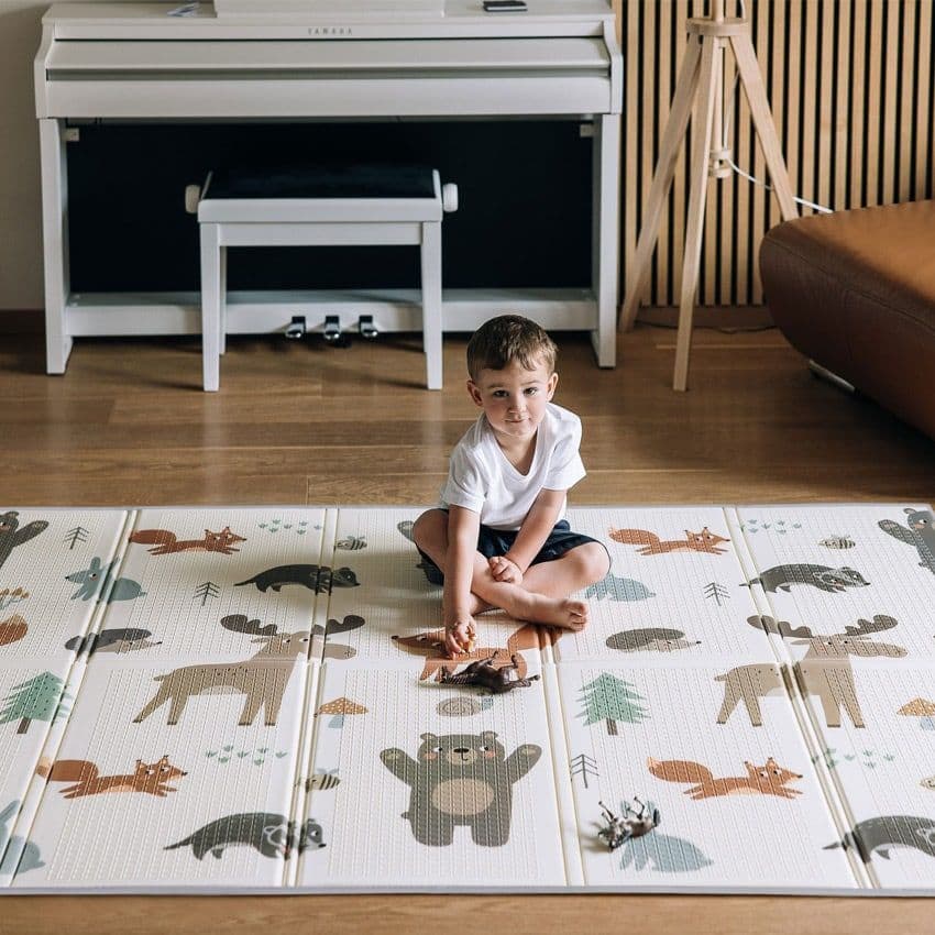 FREE ON Αδιάβροχο Αφρώδες Χαλάκι Δαπέδου Magic Friends (150×200 cm)