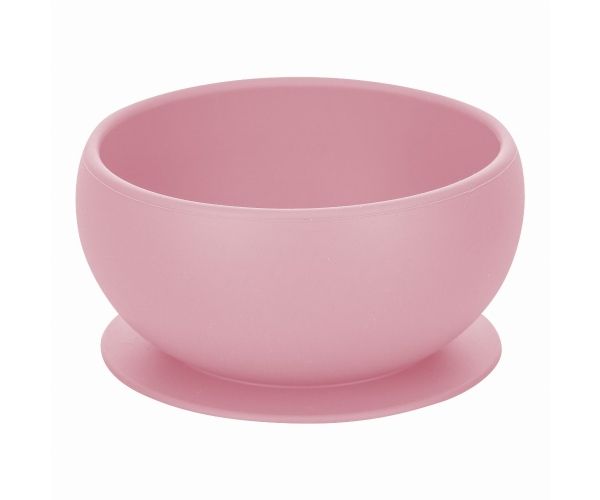 FREEON Μπωλ Φαγητού Σιλικόνης Για Μωρά Με Βεντούζα Pink (6+ μηνών)