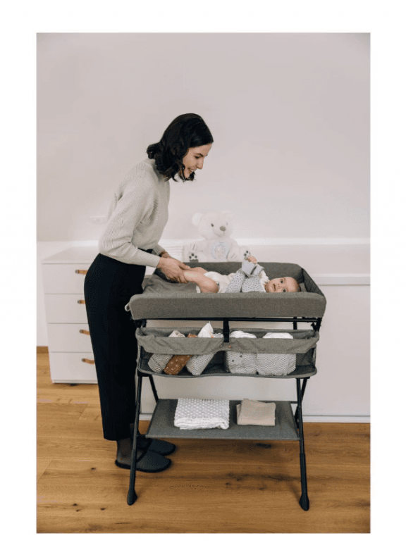 FREE ON Πτυσσόμενη Μεταλλική Αλλαξιέρα Μωρού Lia