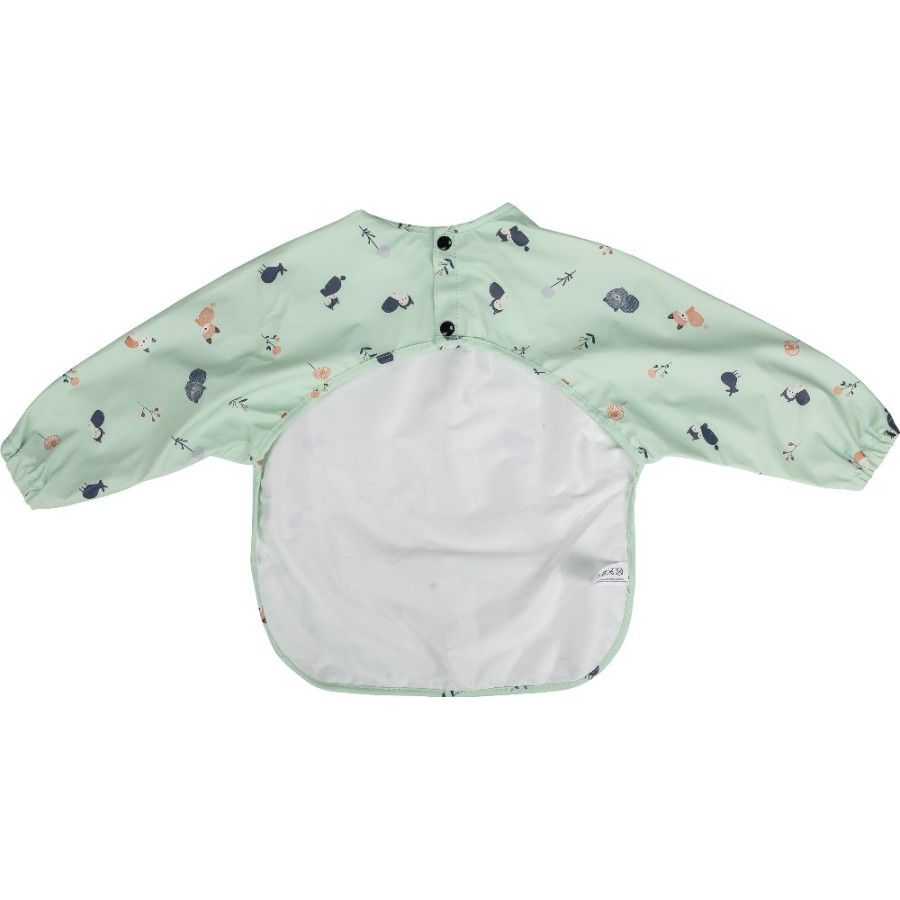 FREE ON Μακρυμάνικη Αδιάβροχη Σαλιάρα Με Τσέπη & Κουμπάκια Forest Animal (6+ μηνών)