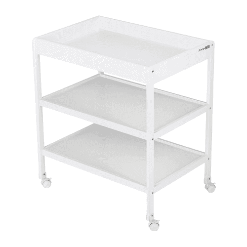 FREE ON Ξύλινη Αλλαξιέρα Μωρού Με Ράφια Mila White