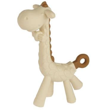 GAMBERRITOS Μαλακό Μασητικό Σιλικόνης Για Μωρά Giraffe Beige (0+ μηνών)