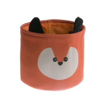 GAMBERRITOS Στρογγυλό Καλάθι Αποθήκευσης Παιχνιδιών Αλεπού