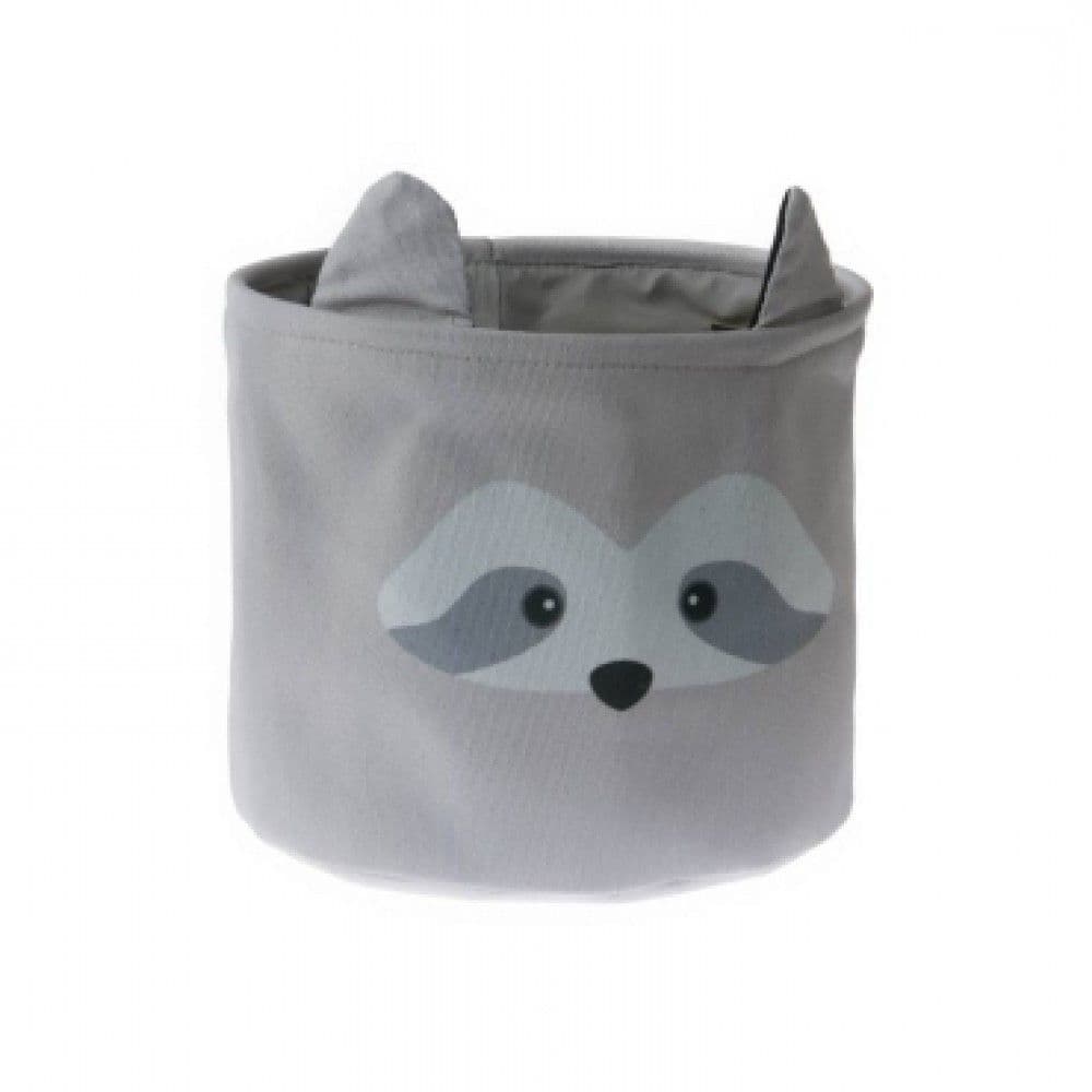 GAMBERRITOS Στρογγυλό Καλάθι Αποθήκευσης Παιχνιδιών Ρακούν