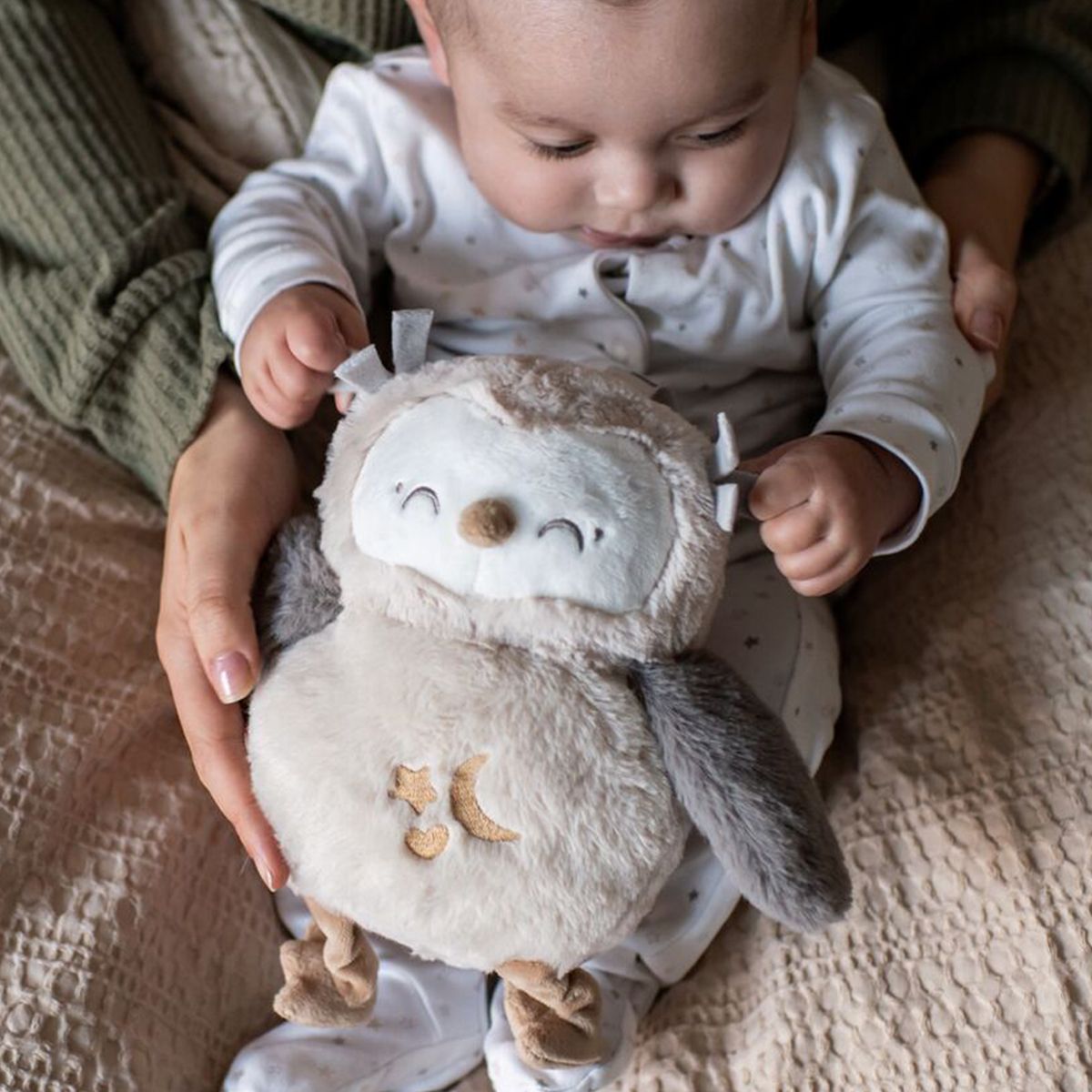 GRO COMPANY Μουσικό Επαναφορτιζόμενο Παιχνίδι Με Λευκούς Ήχους Ollie Η Κουκουβάγια