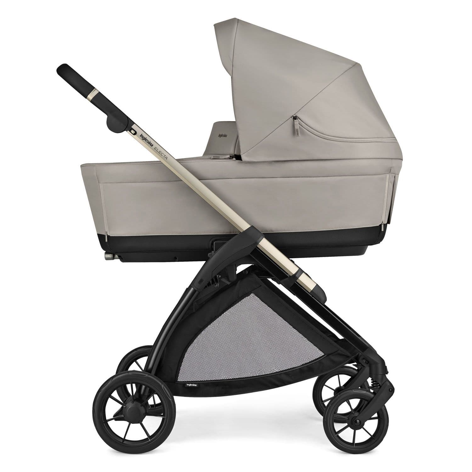 INGLESINA Καρότσι 3 Σε 1 Electa Quattro Darwin Infant Battery Beige-Iridio Black
