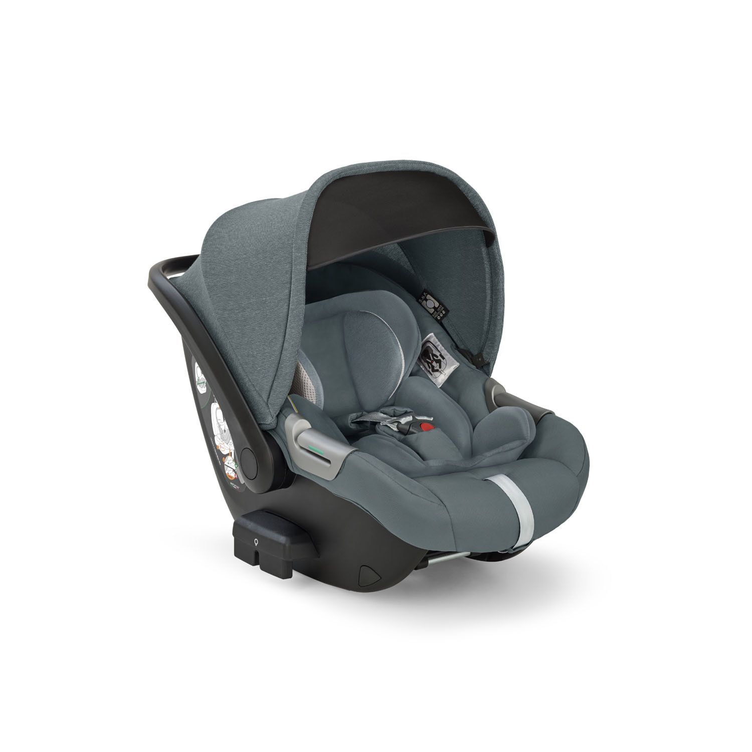 INGLESINA Καρότσι 3 Σε 1 Electa Quattro Darwin Infant Union Grey-Silver Black